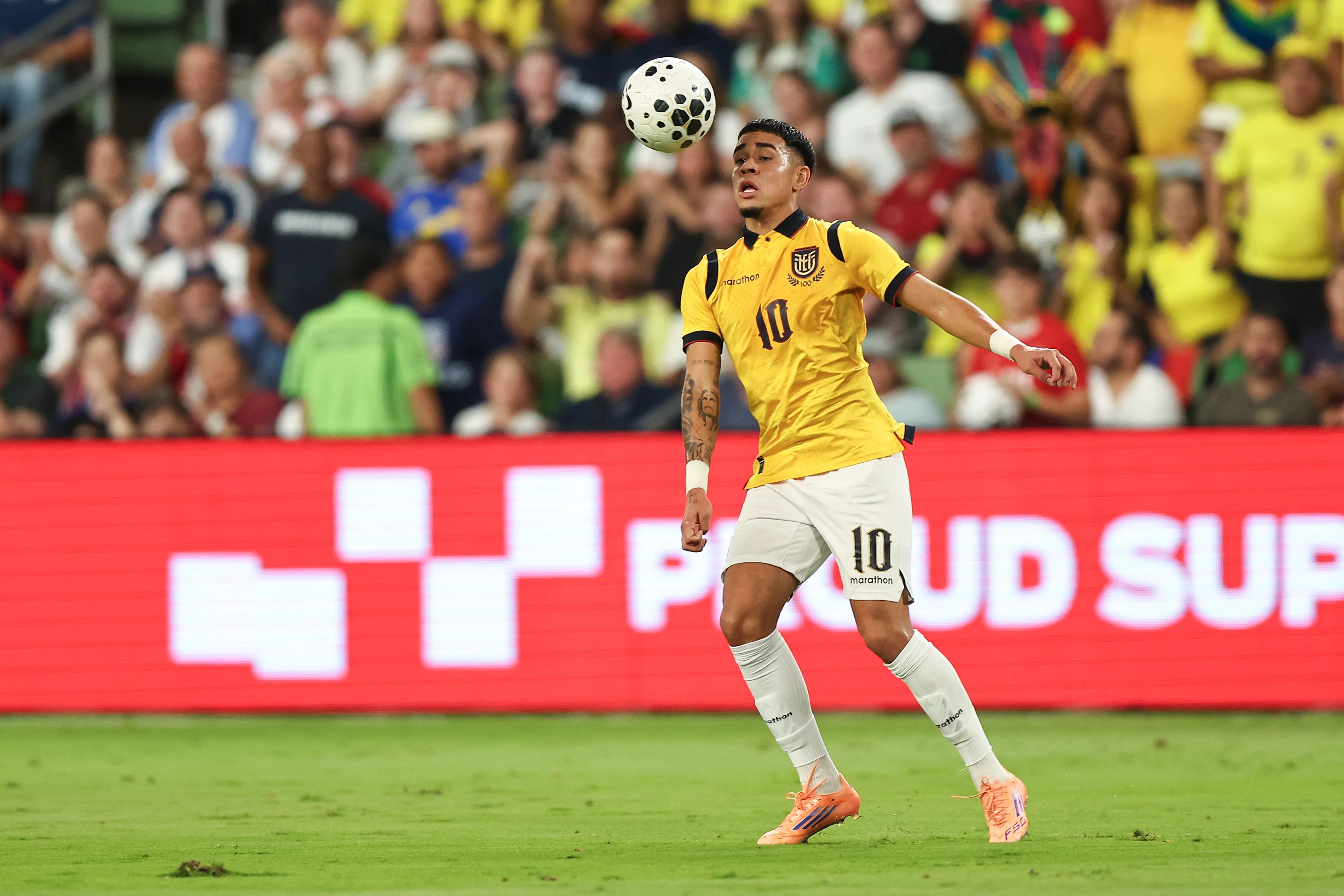 Kendry Páez será el primer jugador convocado desde River que podría debutar en el Mundial 2026. (Getty Images)