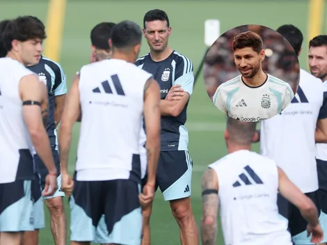¿Montiel titular? Las dos formaciones que probó Scaloni para el debut vs. Argelia