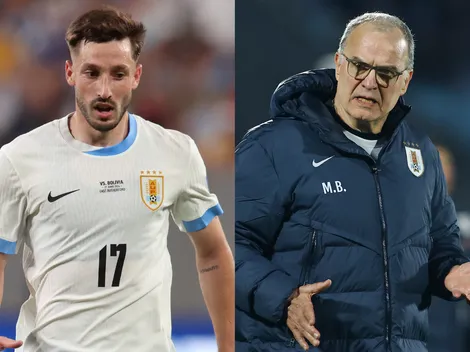 Atento River: la decisión de Bielsa con Viña para el debut de Uruguay en el Mundial