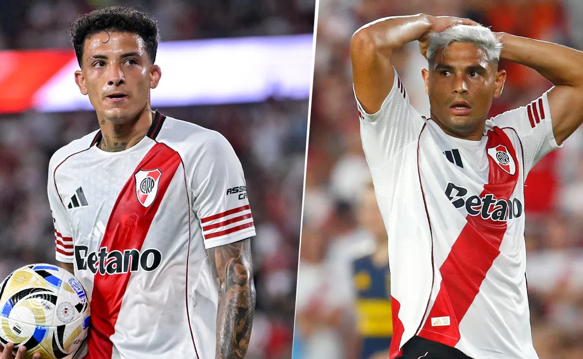 Kevin Castaño y Maximiliano Salas, dos de los borrados de cara al próximo semestre.
