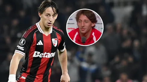 Galarza Fonda disputó 14 partidos en River, sin goles ni asistencias.