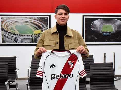El juvenil de 16 años que firmó su primer contrato con River