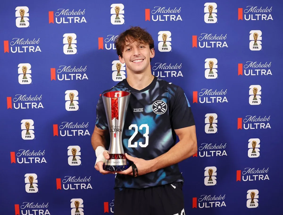 Galarza Fonda fue elegido Man of the Match por la FIFA.