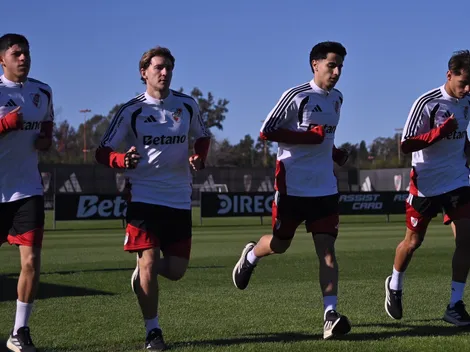 Los tres futbolistas de River que se quedarán entrenando en Buenos Aires por decisión de Coudet