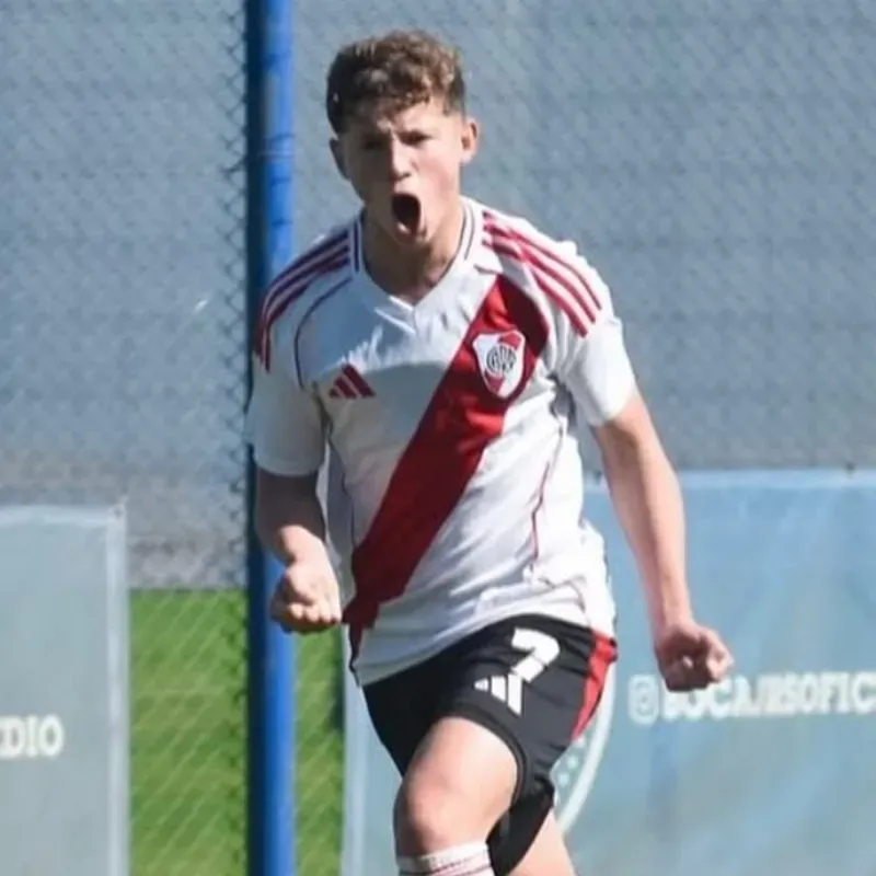Fiorotto, la joyita goleadora de las Inferiores de River.