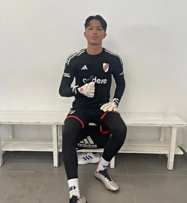 Saúl Durán llegó a River en enero del 2025.