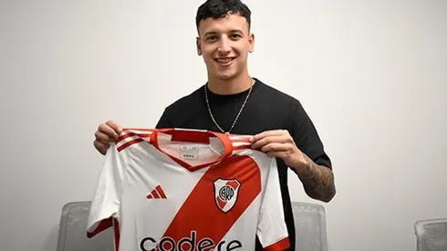 Martiniano Sueldo firmó contrato con River a fines del 2023.