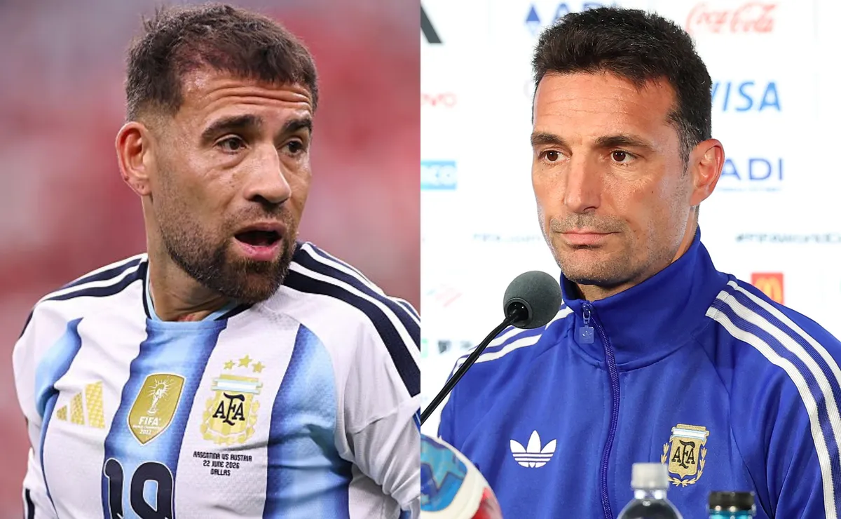 Scaloni destacó la actuación de Otamendi.