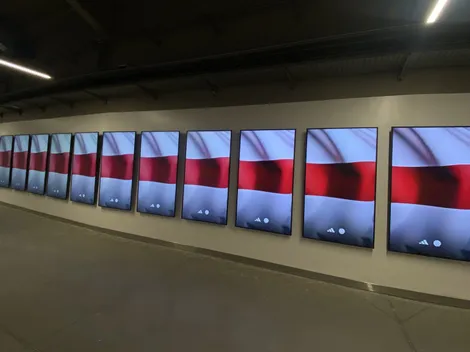 Todo un mensaje: River quitó a los jugadores de las gigantografías en el anillo del Monumental