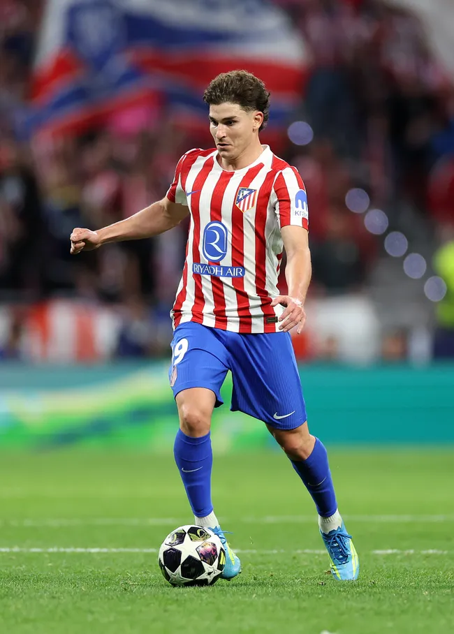 Julián Álvarez reconoció que desea ser transferido de Atlético de Madrid en este mercado de pases. (Getty Images)