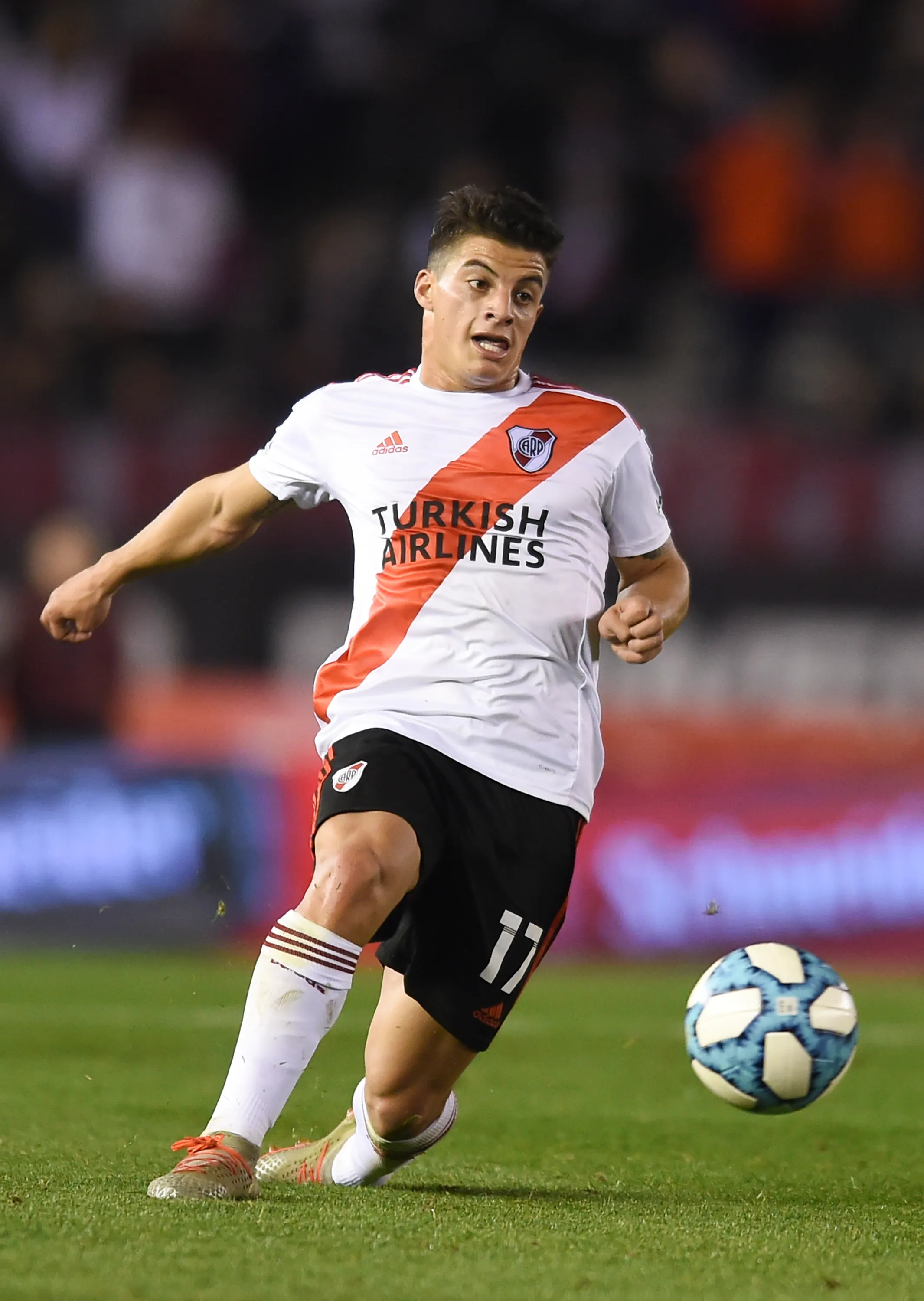 Elías López durante su paso por River. (Getty Images)