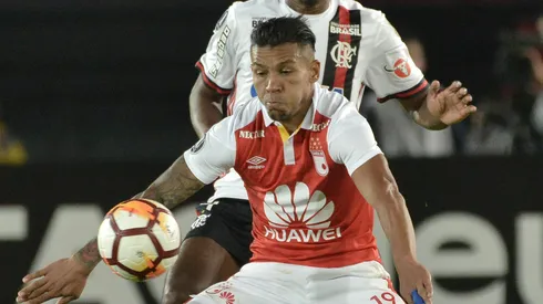 Wilson Morelo, un hincha más de River.