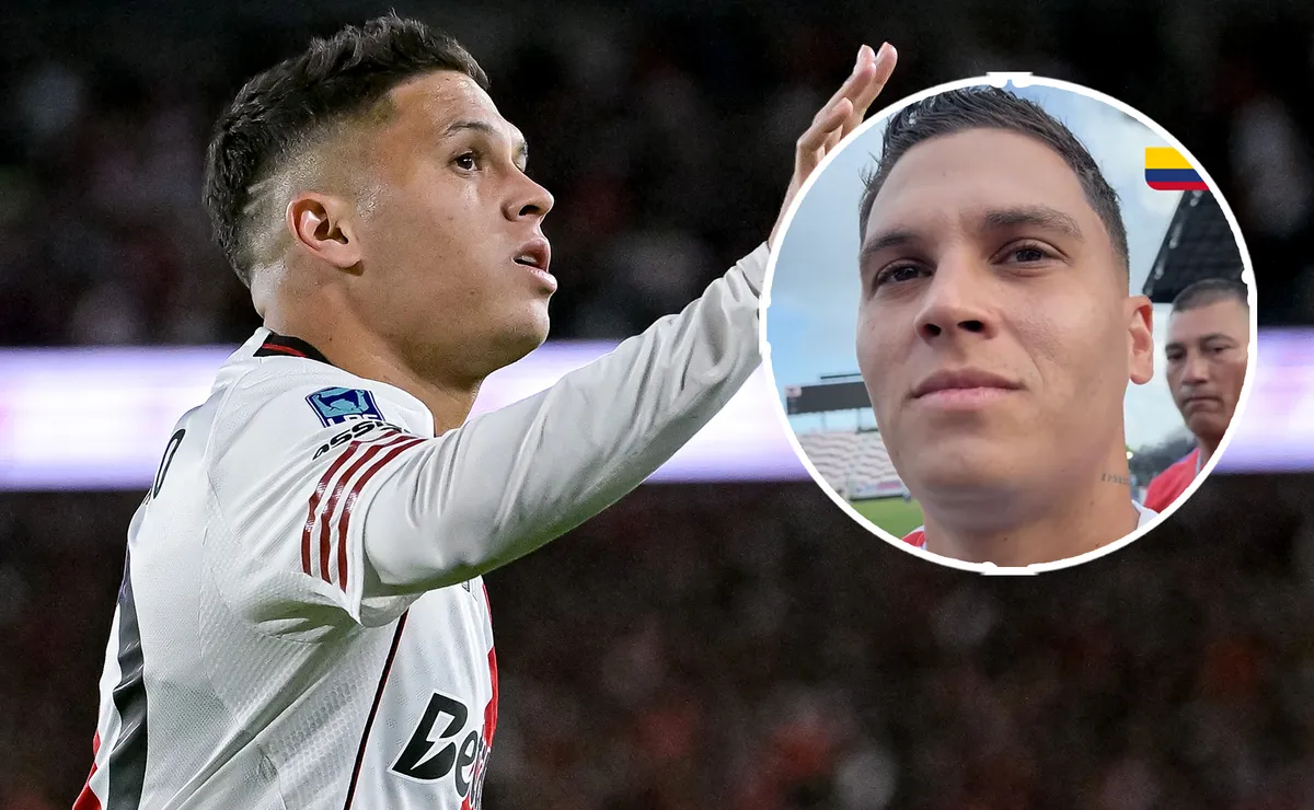 Juanfer debe volver a River tras el Mundial.