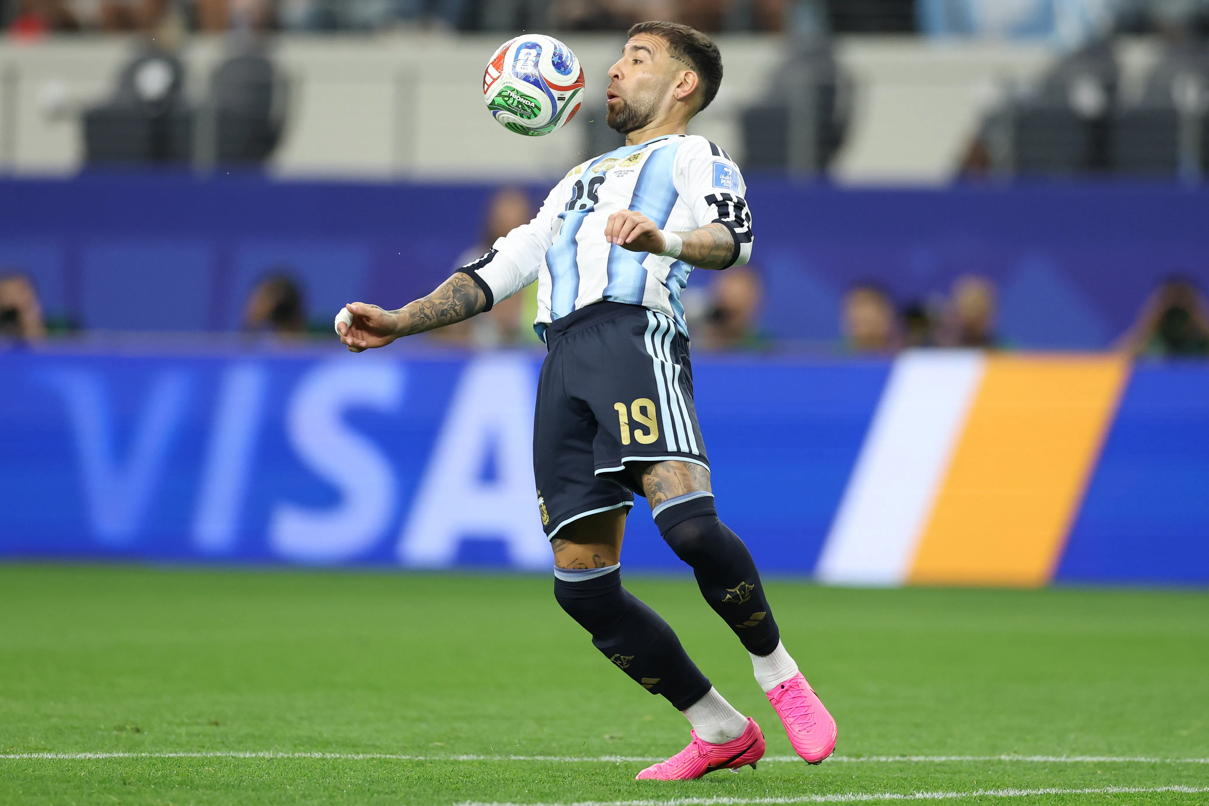Otamendi será titular por primera vez en el Mundial 2026. (Getty Images)