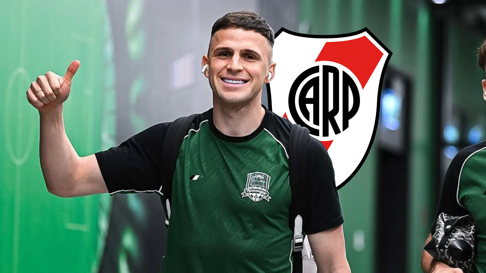 El lateral tiene una vinculación con el Millonario.