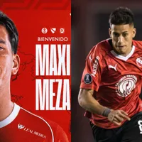 Maxi Meza fue presentado en Independiente tras rescindir con River