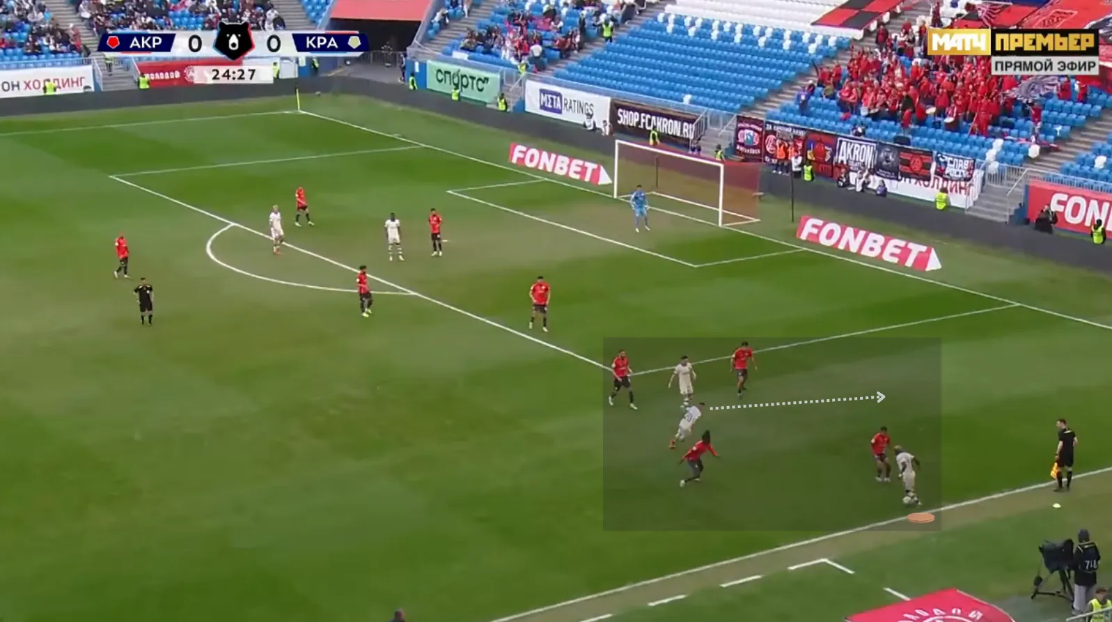 Tocar y pasar. Asociaciones en corto con los futbolistas ofensivos.
