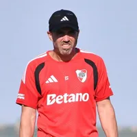 Con dos dudas: la formación que piensa Coudet para el amistoso de River contra Flamengo