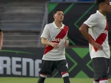 Tobías Goytía hizo su debut en River con 17 años y casi marca un golazo: así fue su ingreso con Flamengo