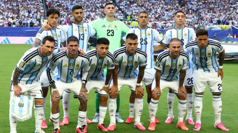 Los once de Argentina que enfrentaron a Cabo Verde. Foto: Getty.