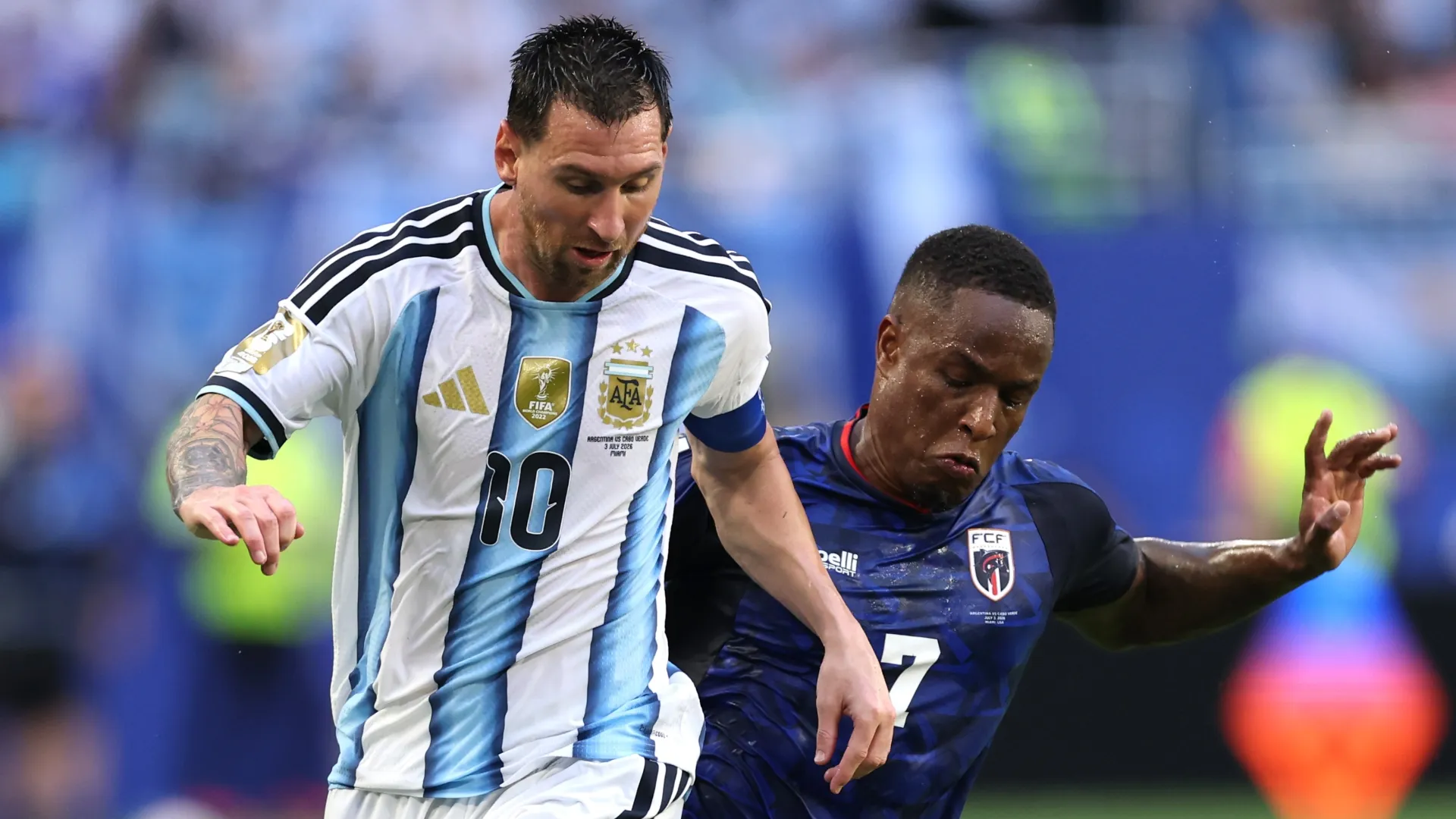 Argentina enfrentó a Cabo Verde en Miami por los 16avos de final del Mundial. Pasó de ronda, sufriendo, pero pasó.