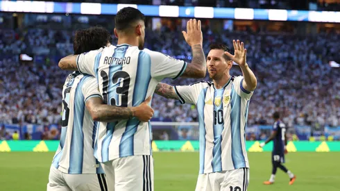 El Cuti marcó el 3-2 parcial para Argentina en Miami.