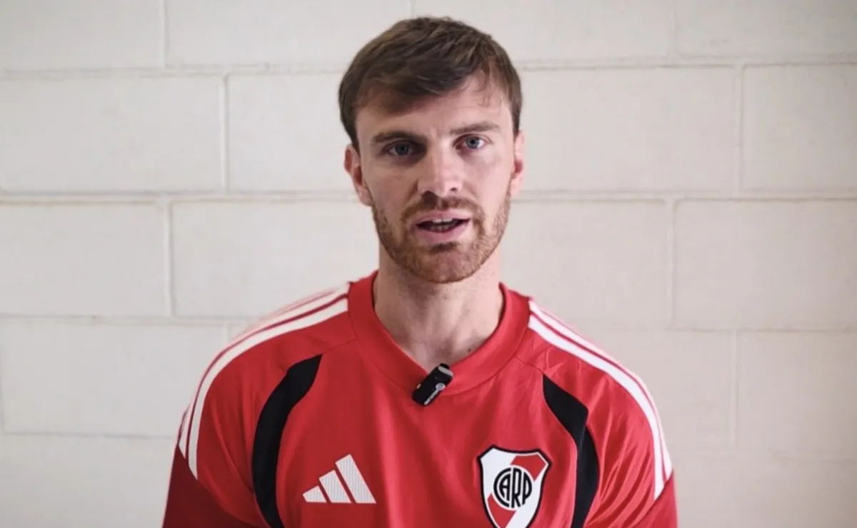 Lucas Beltrán habló tras su vuelta a River.