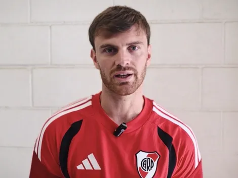 Lucas Beltrán, sincero tras su vuelta a River: "Es la primera vez que me llaman"