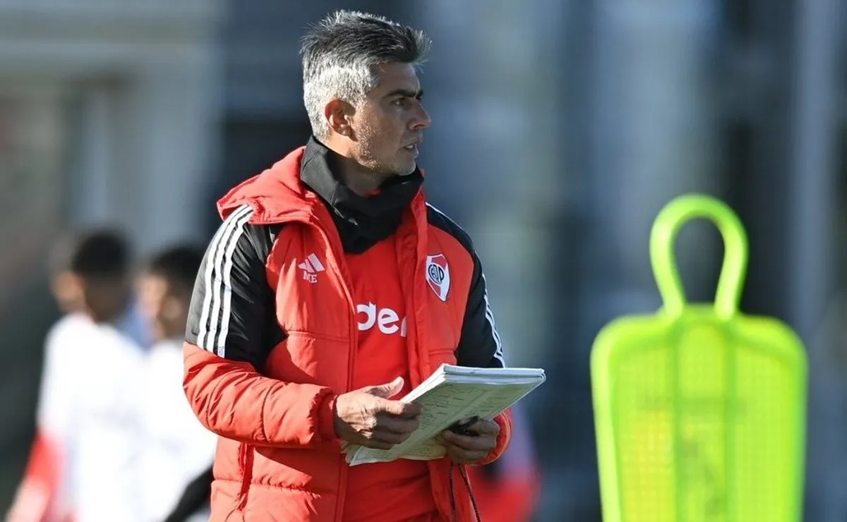Escudero ganó dos títulos como entrenador de la Reserva de River.