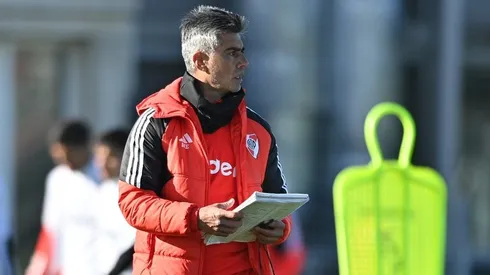 Escudero ganó dos títulos como entrenador de la Reserva de River.