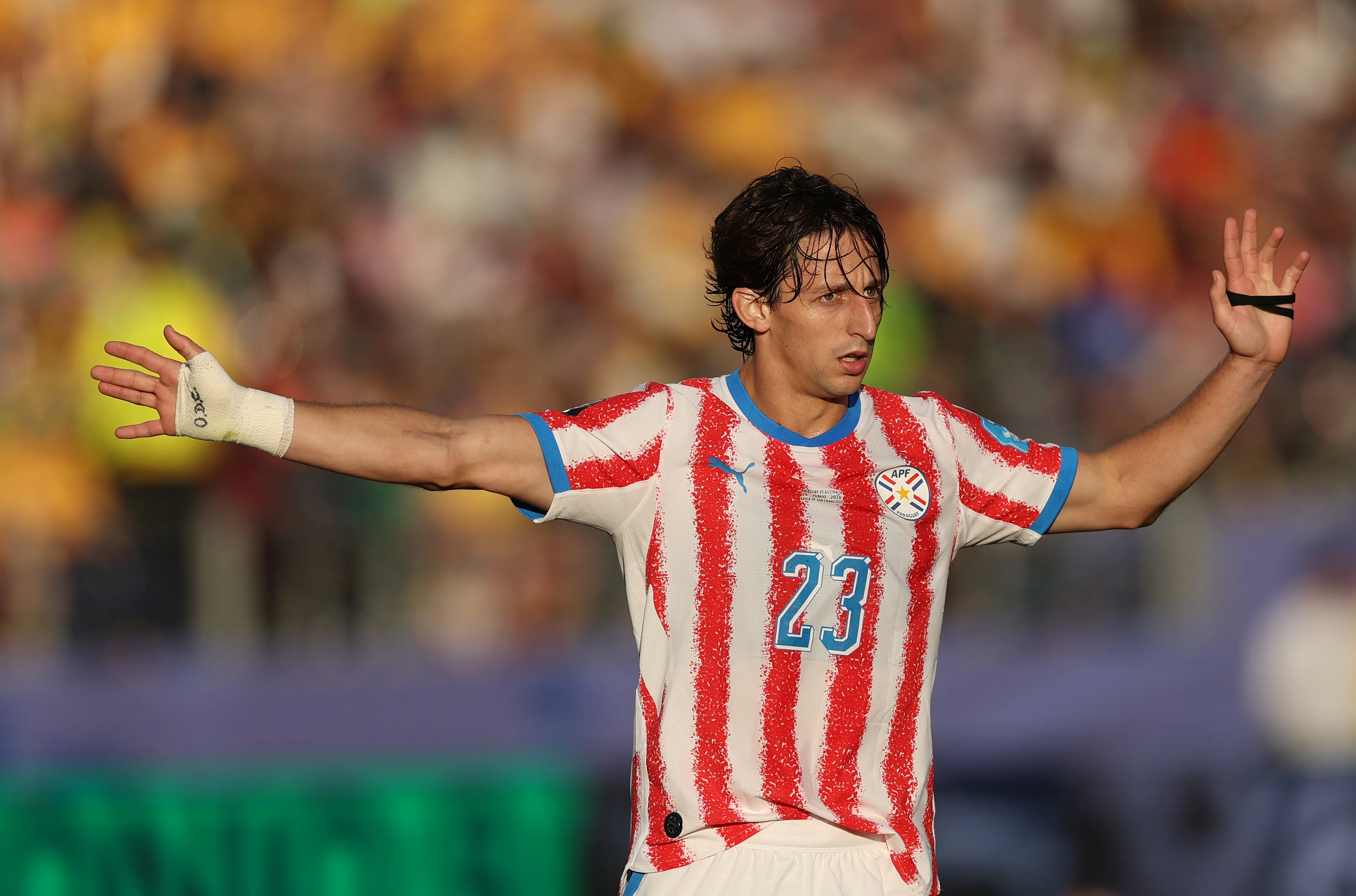Galarza Fonda no será tenido en cuenta por Coudet en su regreso a River. (Getty Images)