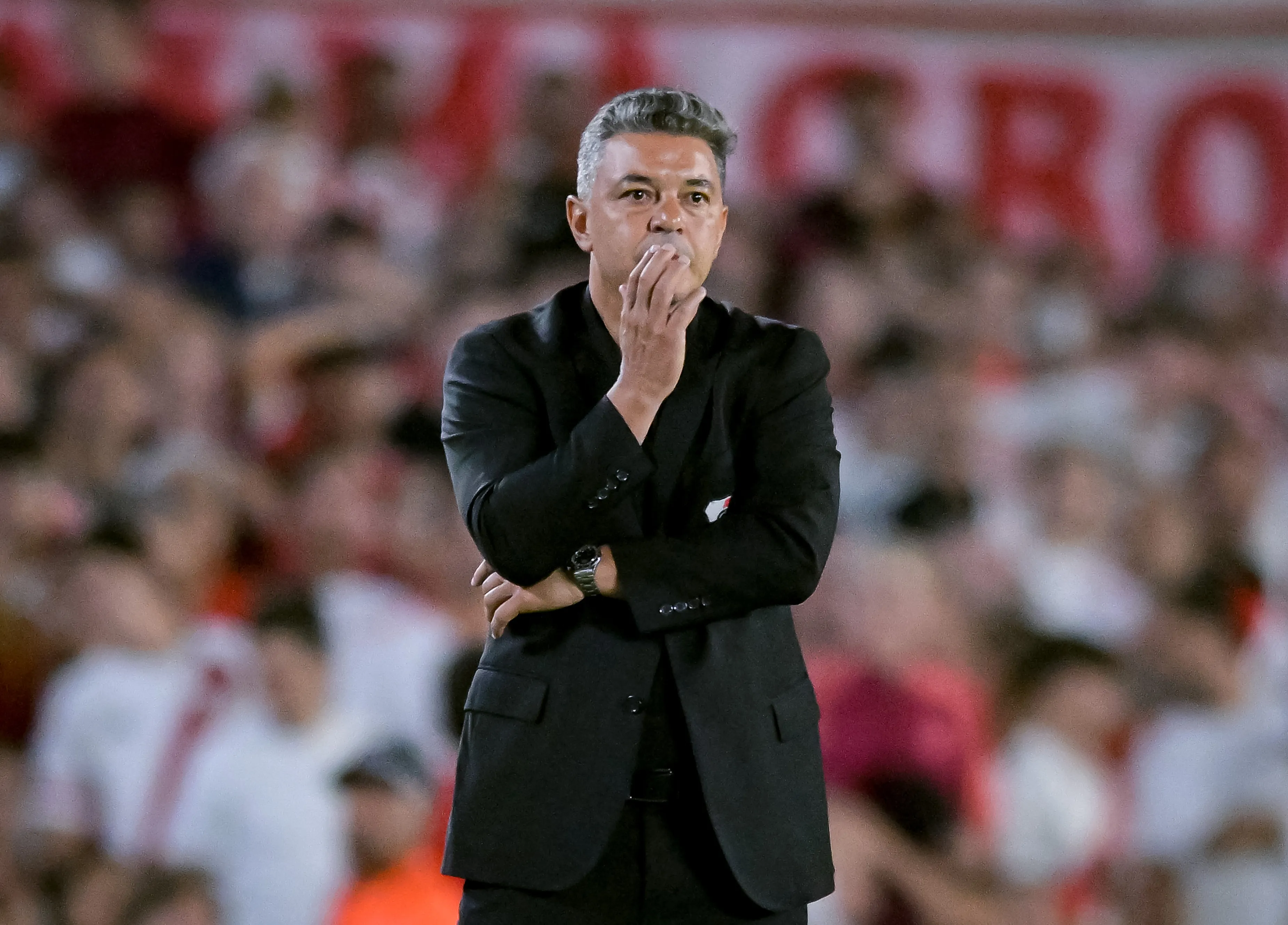 Gallardo afirmó que no vio representación del equipo durante su segunda etapa como DT de River. (Getty Images)
