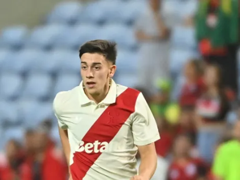 Emotivo posteo de Valentín Lucero tras hacer su debut con la camiseta de River: "Fue un día que soñé"