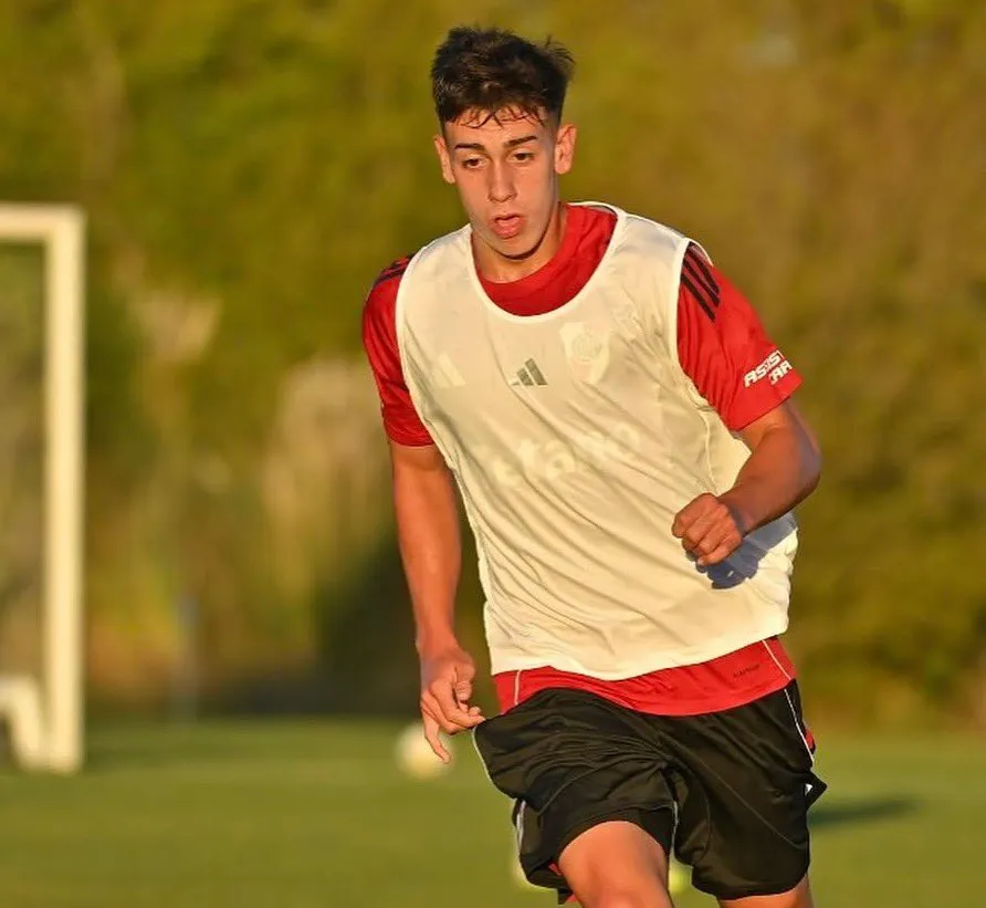 Valentín Lucero hizo dos pruebas en 2019 para sumarse a River.