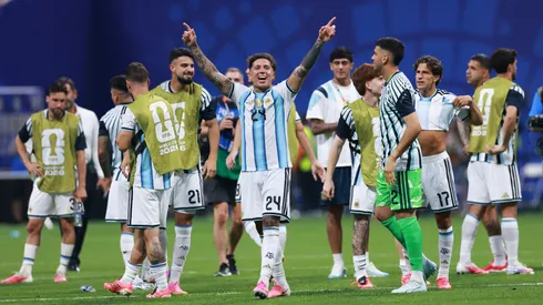 El desahogo de Enzo Fernández tras darle la clasificación a Argentina.