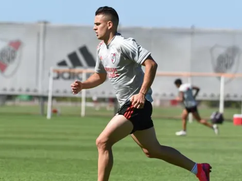 Borré tuvo su primer entrenamiento en River: cómo está y las primeras conclusiones de Coudet