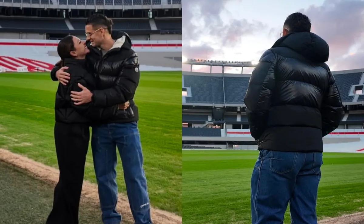 El delantero volvió a pisar el Monumental.