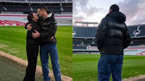 El delantero volvió a pisar el Monumental.