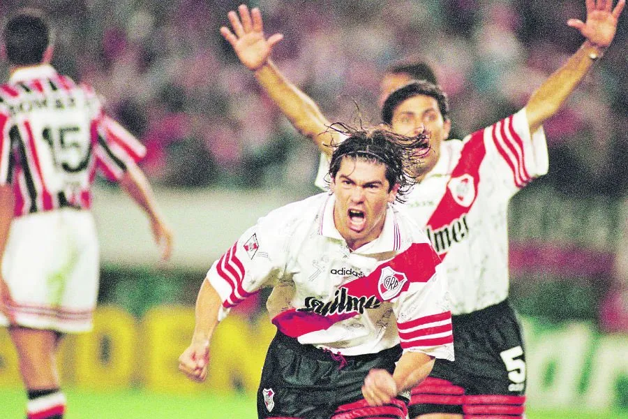Salas anotó goles que quedaron marcados a fuego en la historia de River.