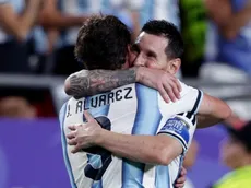 El tremendo elogio de Messi a Julián tras su golazo: "No es la primera vez"