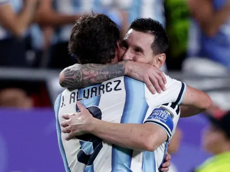 El tremendo elogio de Messi a Julián tras su golazo: "No es la primera vez"