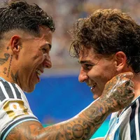 No se vio: el emotivo abrazo entre Julián y Enzo tras el triunfo ante Suiza