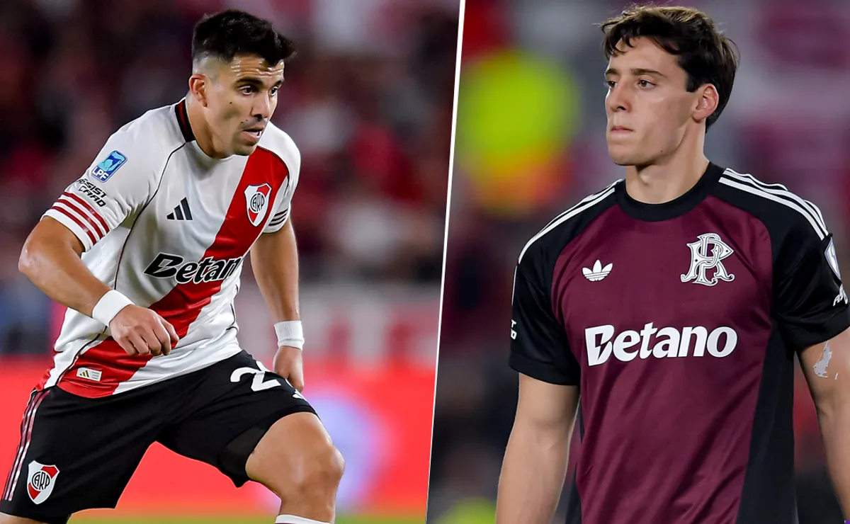 Acuña y Beltrán fueron dos de las figuras de River en el primer semestre del 2026.