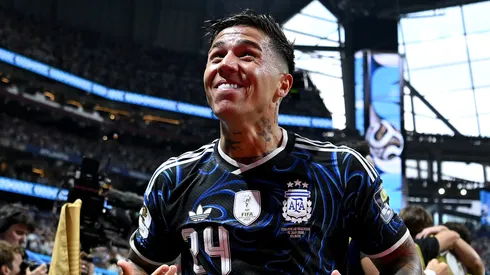 Enzo anotó su octavo gol con la Selección Argentina en 48 partidos jugados.