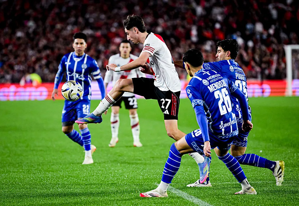 Dadín jugó cuatro partidos en la Primera de River. (Getty Images)