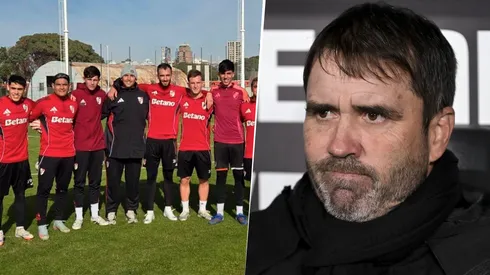 Los borrados se entrenan en Cantilo a la espera de resolver su salida del club.