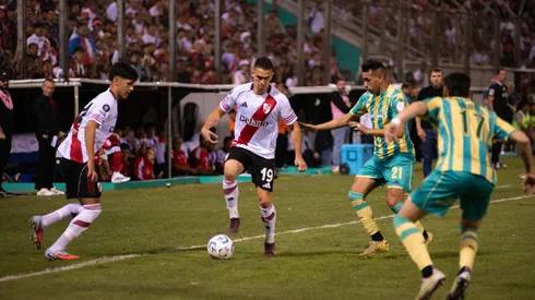Borré volvió a jugar en River cinco años después de su salida.