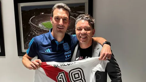 Qué le dijo Gallardo a Scaloni tras la final.