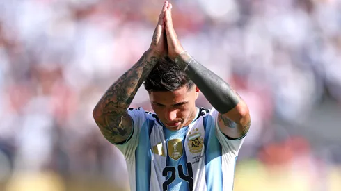 El mensaje de Enzo Fernández en Instagram.