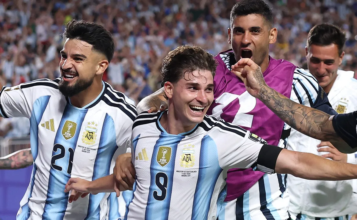 Julián Álvarez participó en los ocho partidos que jugó Argentina en el Mundial.